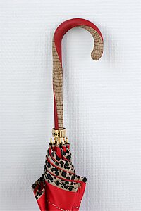 Зонт «Леопард» (красный) Pasotti 