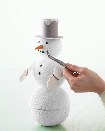 снеговик своими руками