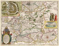 Старинная карта России 1614 года